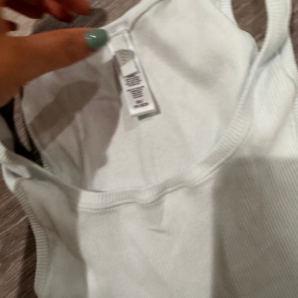 Skims Ribbed Light Blue Tank XS - Picture 2 of 4